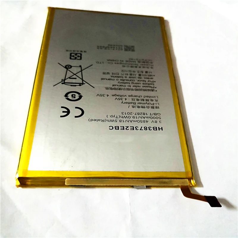 Оригинальная Аккумуляторная Батарея HB3873E2EBC для Huawei mediapad X2 Honor X1 7D 503L 501U 5000 мАч с