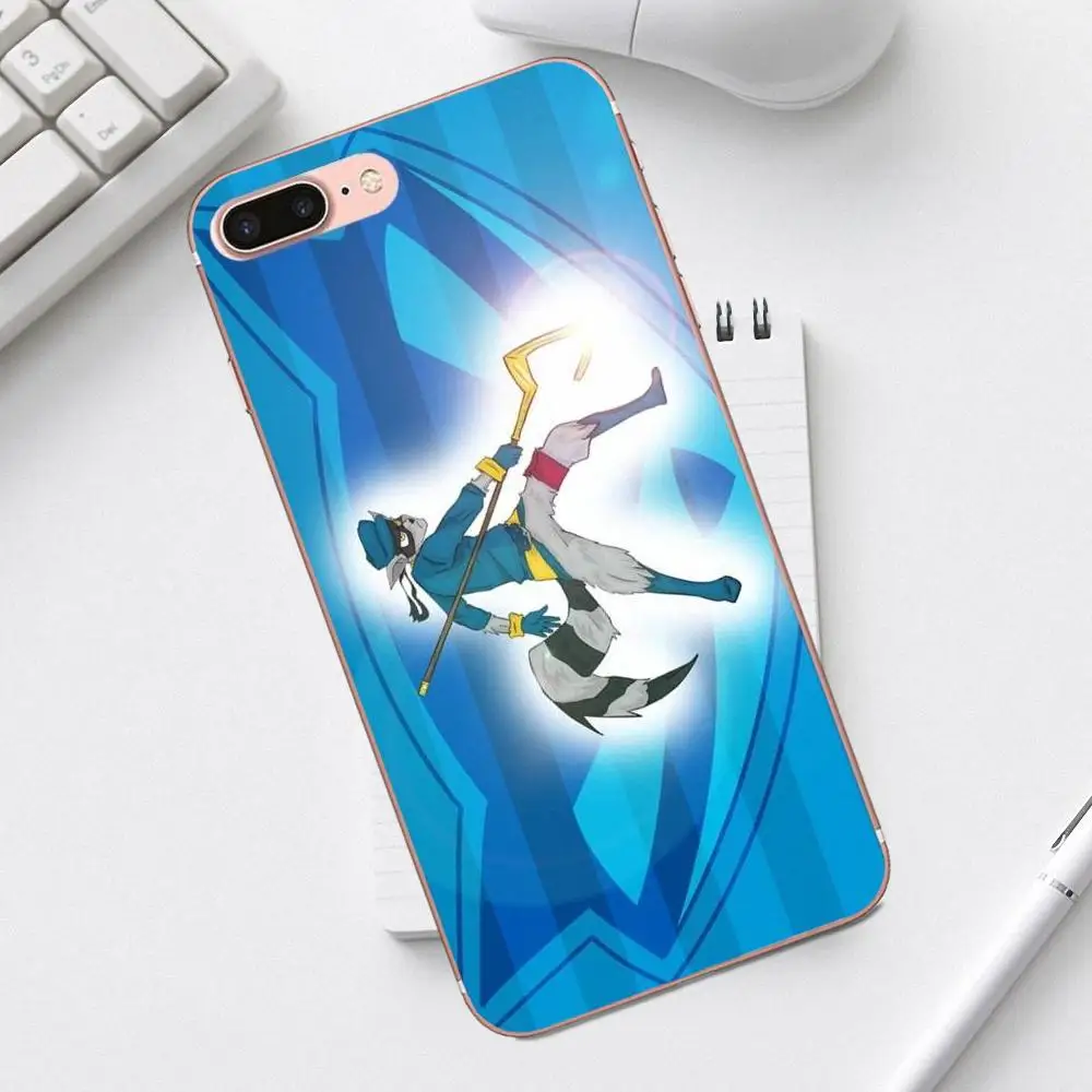 Cool Sly Cooper (синий) для Galaxy Alpha Core Prime Note 4 5 8 S3 S4 S5 S6 S7 S8 S9 mini edge Plus Мягкий защитный чехол