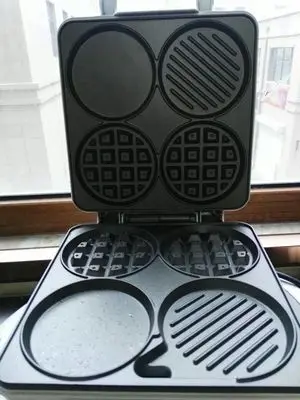 Multi-Functional Waffle Maker Three-in-one breakfast Machine Four-Hole Muffin Egg Frying Pan Pancake SW-289HW | Бытовая техника