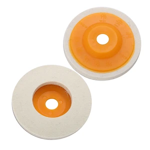 4 ''100 мм полировальные диски для полировки шерсти специально для металлической мраморной керамики 2 шт.компл. абразивные инструменты