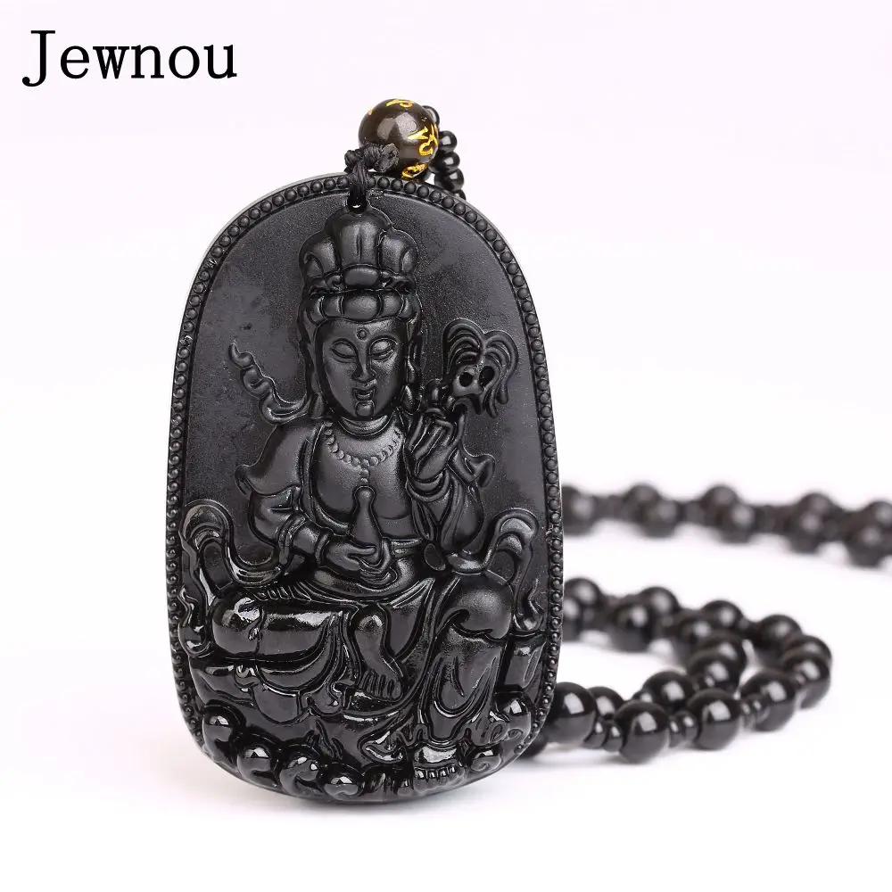Подвеска круглой формы из натурального камня Jewnou Maitreya Будда вулканического