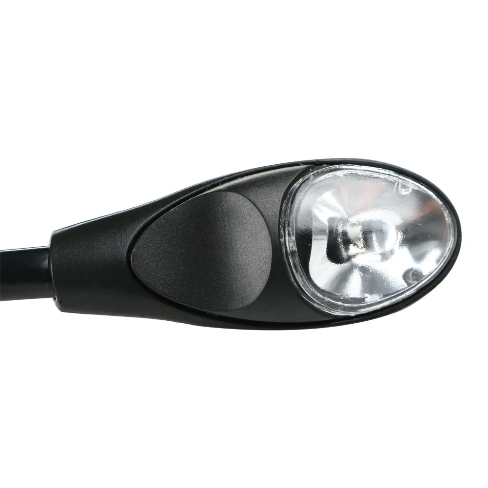 1 шт. белый свет Цвет Мини Портативный Клип на LED книжный лампа настольная одна