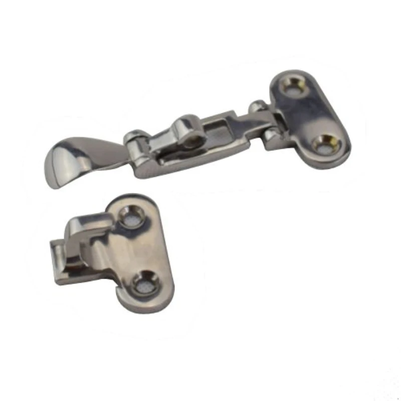 

1PCS S.S Boat Marine Locker Hatch Anti-Rattle Latch Fastener Clamp-4 3/8" Newly