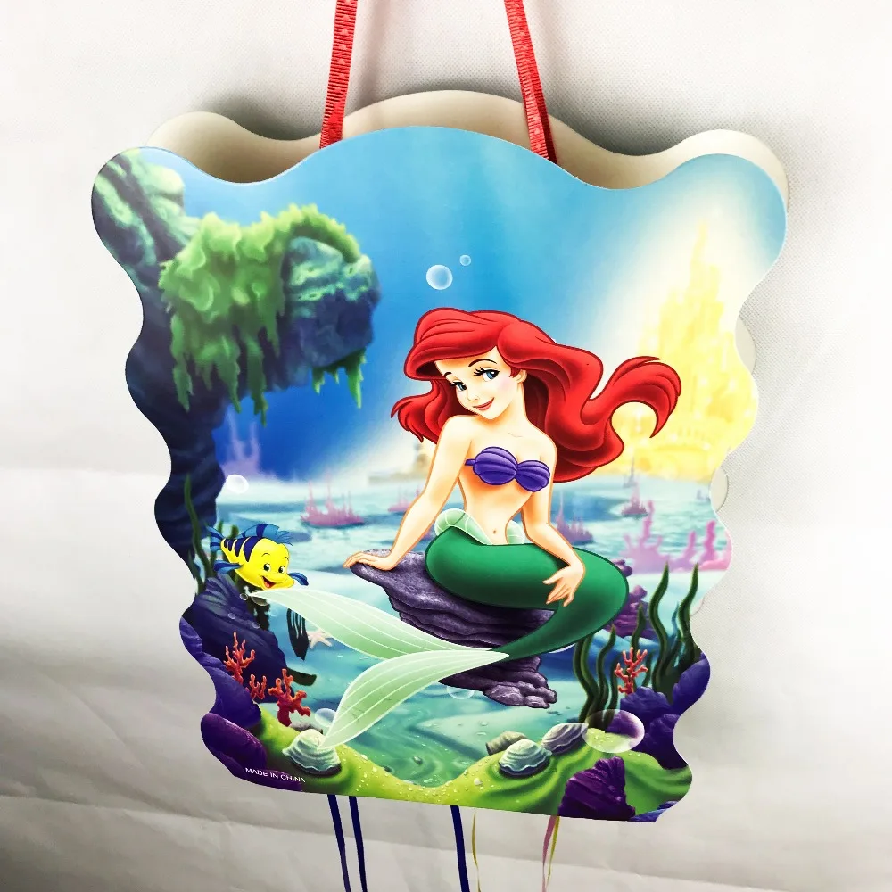 1 компл./лот Русалка складной пиньята тематическая вечеринка на день рождения