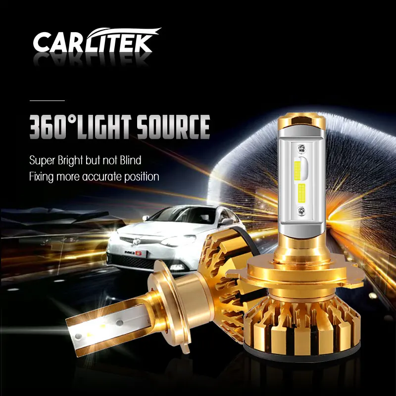 2 шт. Высокая Низкая BeamH4 светодиодный H7 H11 H9 H8 9006 HB4 H1 H3 HB3 SMD авто фары 50 Вт 5000LM тонкий