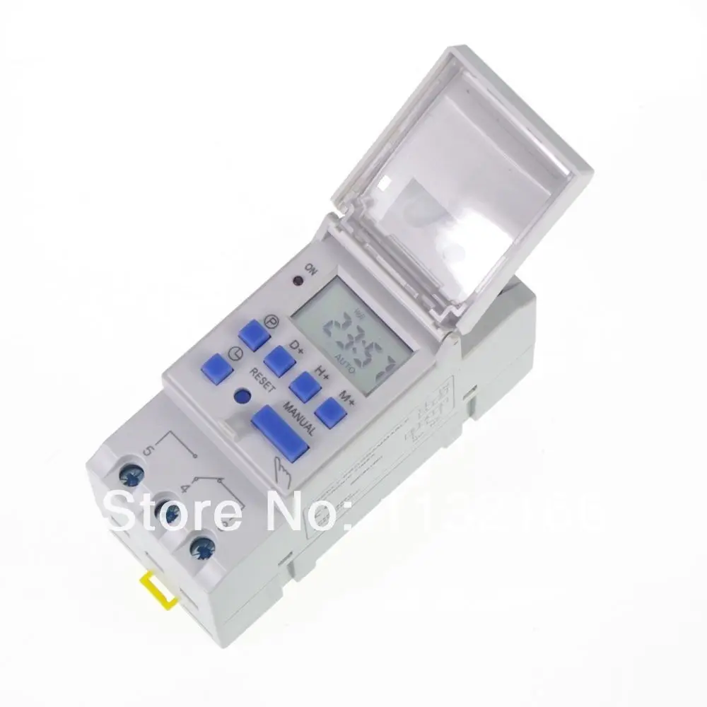 

220VAC 16A DIN RAIL DIGITAL PROGRAMMABLE Timer TIME RELAY Switch