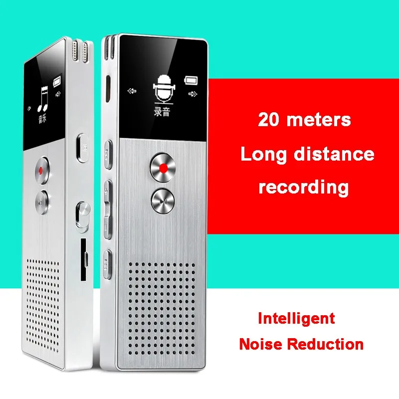 MP3 плеер Benjie, OLED экран, металлический встроенный динамик, 8 ГБ, переносной диктофон, fm-радио плеер, MP3, со слотом для SD карты