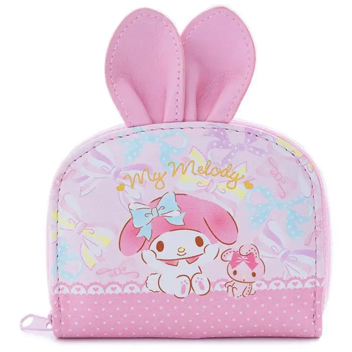 Мультяшный кошелек hellokitty с кроличьими ушками короткий посылка к для карт сумка