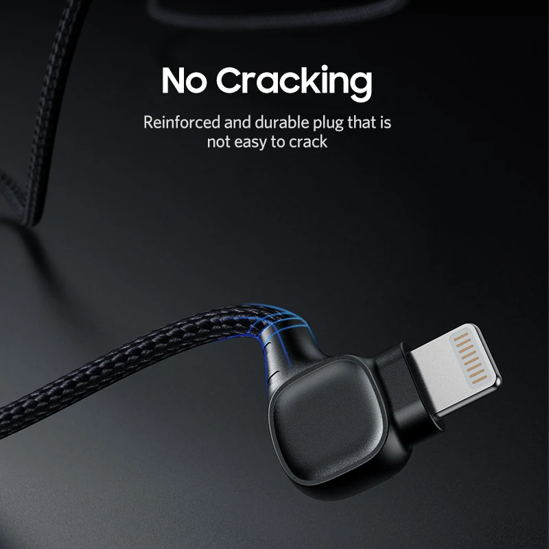 Benks M12 2.4A MFi кабель Lightning 1 2 M USB для быстрой зарядки и передачи данных iPhone X Xs Max XR 8 7 6