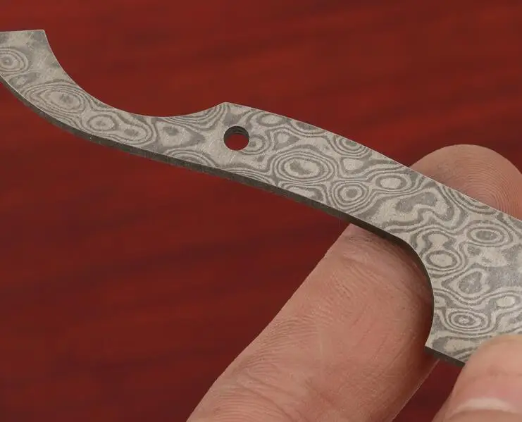 Стальной бритвенный нож с узором пластина сделай сам Материал ножа 1 шт.|knife