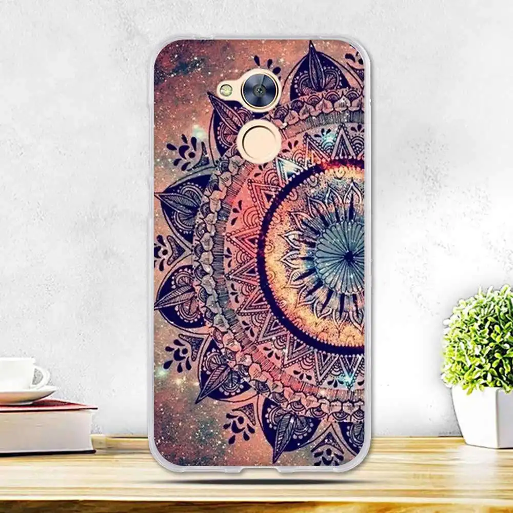 16 Чехол для huawei Honor 6A, мягкий силиконовый чехол с 3D рельефным рисунком, модная задняя крышка с цветочным рисунком для huawei Honor 6A 5,0 '', чехол s - Цвет: 16