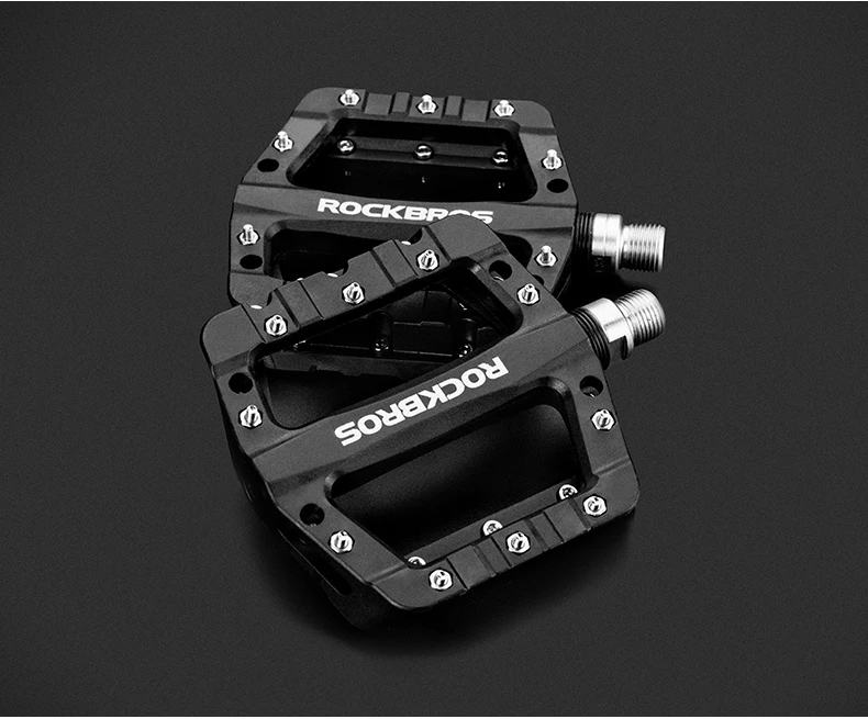 ROCKBROS нейлоновые подшипники для велосипеда, Плоские Педали, сверхлегкие дорожные велосипедные педали BMX для горного велосипеда, разноцветные велосипедные аксессуары, запчасти для велосипеда