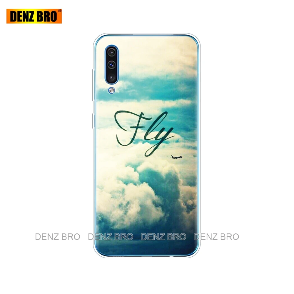 34695 Чехол-бампер для samsung Galaxy A50, силиконовая прозрачная задняя крышка, чехол для телефона samsung A50 A505 A505F SM-A505F, мягкий чехол 6,4 - Цвет: 34695