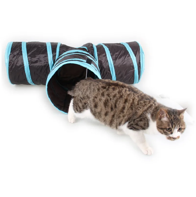 Горячо! Супер забавные игрушки для кошек туннель кошка/Тоторо Crinkly котенок с