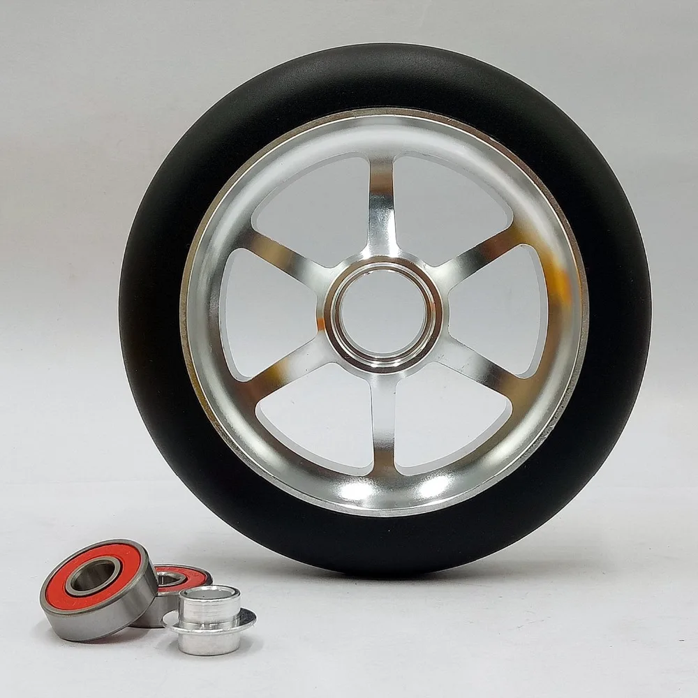 2 шт. высокоэластичные подшипники для коньков 100/110/120 мм|120mm scooter wheels|110mm wheelsscooter wheel