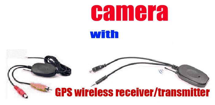 wireless GPS Проводная Беспроводная Автомобильная камера заднего вида для Cadillac CTS 2008 2009 HD CCD ночного видения реверсивная помощь - Название цвета: wireless GPS