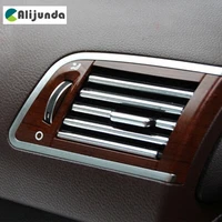 3m car styling interior air conditioner outlet vent grille chrome trim strips decoration for kia rio k2 k3 k5 k4 ceratosoul