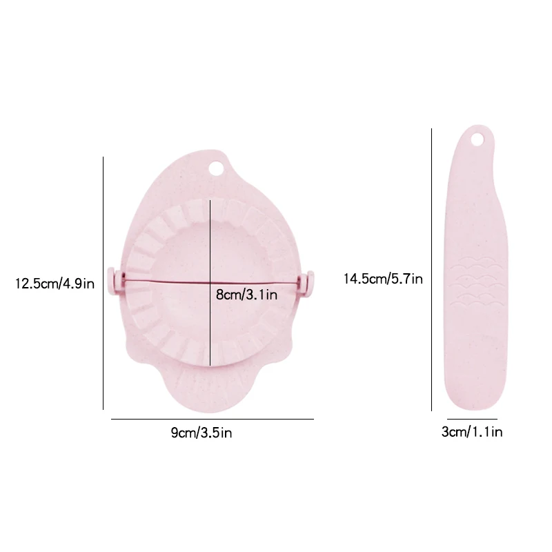 Delidge 2 шт./компл. пластиковая для вареников чайник пирог нож ravоли Jiao Zi прессформа