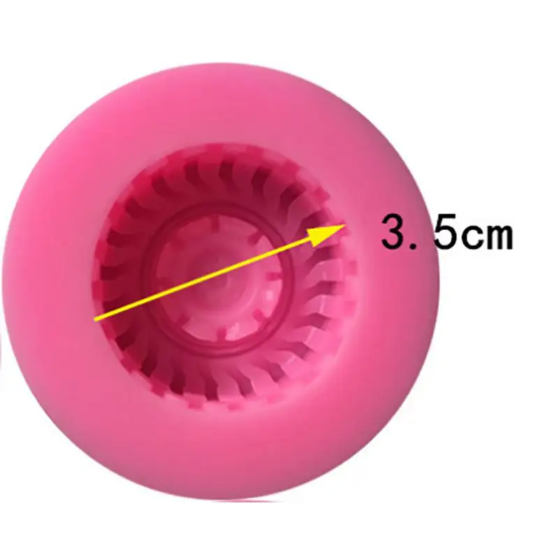 3D шины HobbyLane в форме колеса силиконовая форма для торта сделай сам сахара