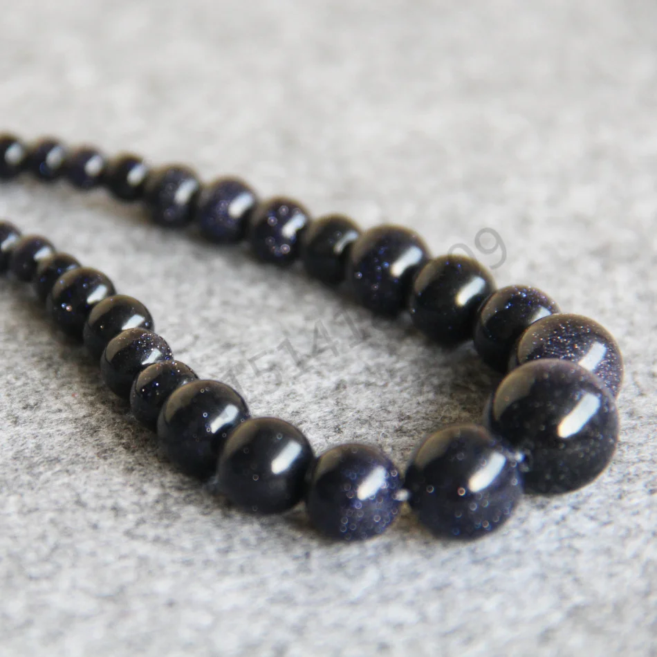 Трендовые темно синие камни камень в виде звезд песчаник золото 18 дюймов женские