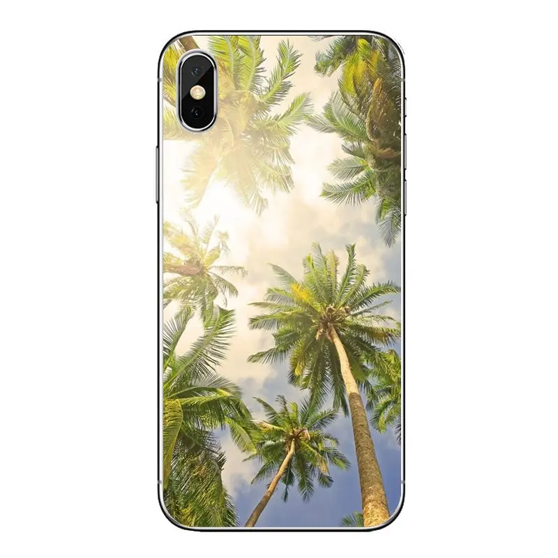 Накладные цветные кокосовые пальмы Aloha для Motorola Moto X4 E4 E5 G5 G5S G6 Z Z3 G3 C Play Plus