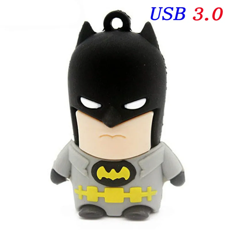 T2 JASTER USB 3,0 флеш-накопитель 4 ГБ 16 ГБ 32 ГБ 64 Гб USB флеш-накопитель флеш-память, переносной usb-накопитель с мультипликационным персонажем Суперменом Бэтменом - Цвет: T2