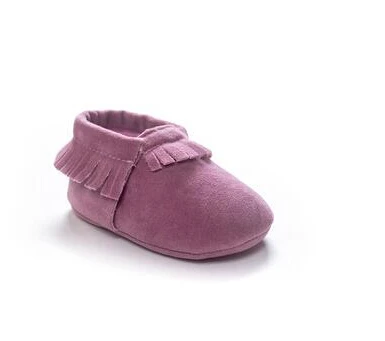 light purple Детские мокасины с бантиком-бабочкой и кисточками; Качественная обувь для малышей; обувь для новорожденных; домашние ботинки для маленьких девочек - Цвет: light purple