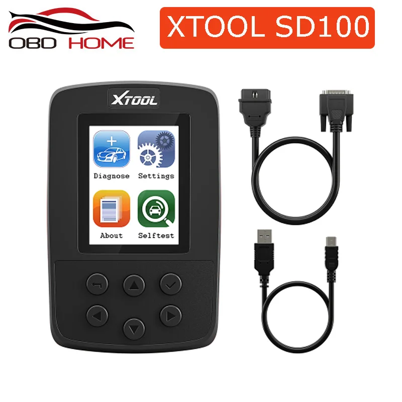 

OBD2 XTOOL SD100 Full OBD2 Multi-Language Code Reader Scan Tools SD100 OBD2 Car Diagnostic Tools Better Than ELM327 Free update