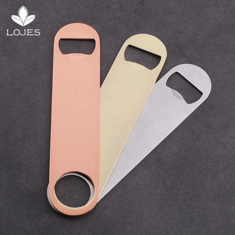 High quality Multipurpose Stainless Steel Bottle Opener Bar Beer tool Blade Openers Large Flat Speed Cap Remove | Дом и сад