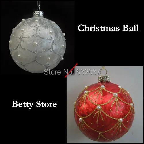 8 см 12 элементов красивая картина Рождественский стеклянный шар вечерние и