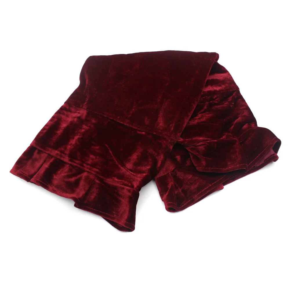 Чехол для стула пианино со скамейкой плюше украшенный макраме 75*35 см двойное