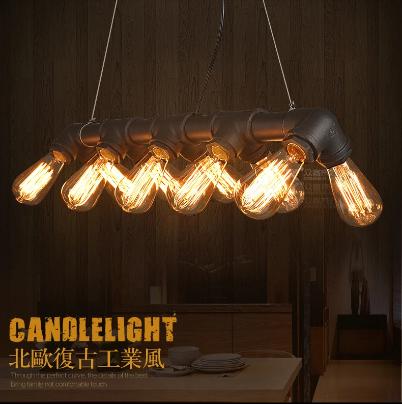 Американские промышленные винтажные подвесные светильники в стиле лофт для