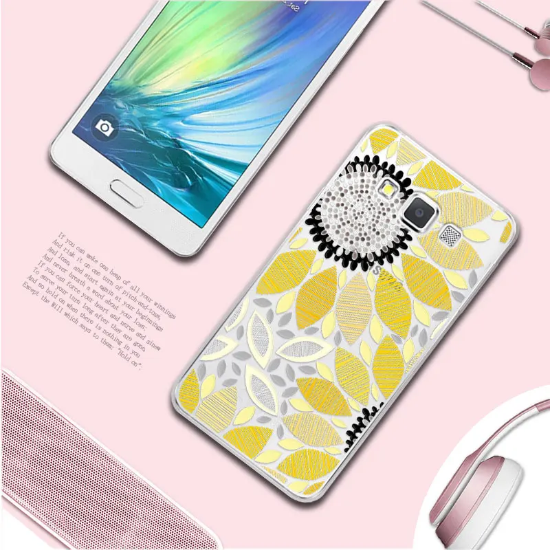 L05 Чехол для samsung A3 4," 3D Рельефный цветок птица кружева мягкий TPU чехол для телефона s Coque для samsung Galaxy A3 A300 A3000 - Цвет: L05