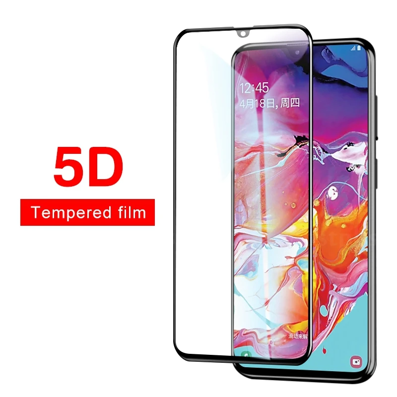 5D изогнутое Защитное стекло для Samsung Galaxy S7 A6 A8 Plus J4 J6 J7 J8 2018 J330 J530 J730 закаленное