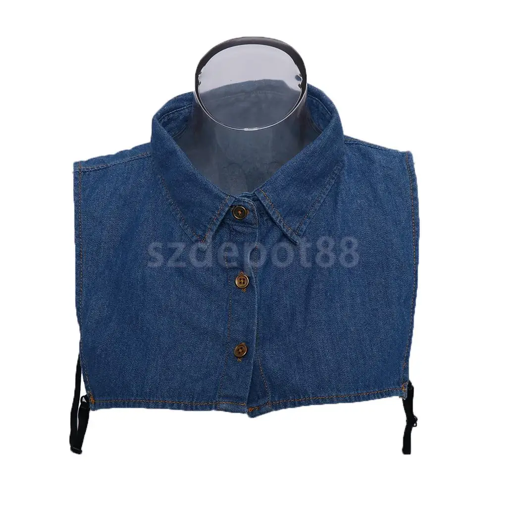 

Женская блузка с ложным воротником, винтажный съемный нагрудный воротник