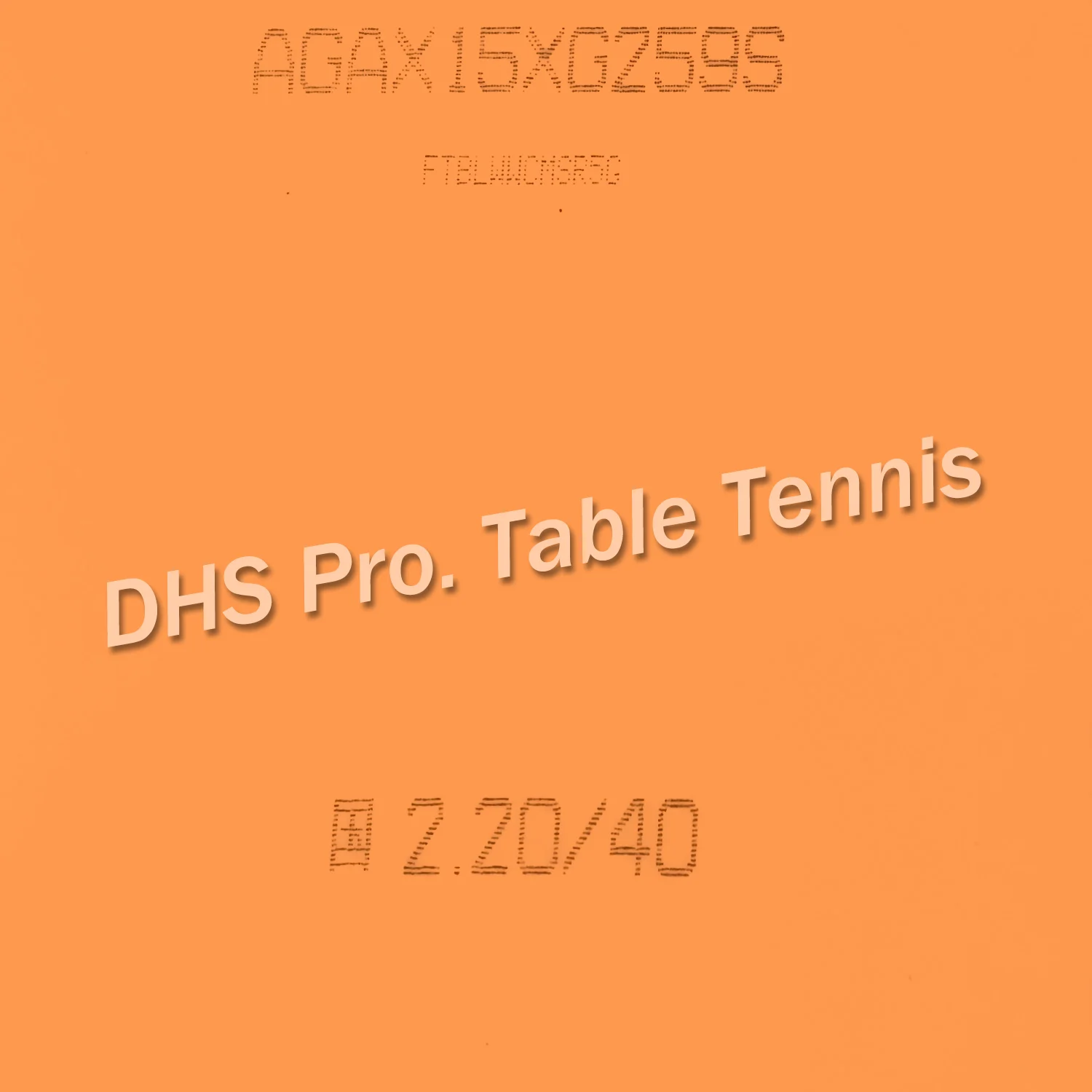 DHS National Hurricane 3 GH3 Pips-в настольный теннис PingPong резиновая с оранжевой губкой