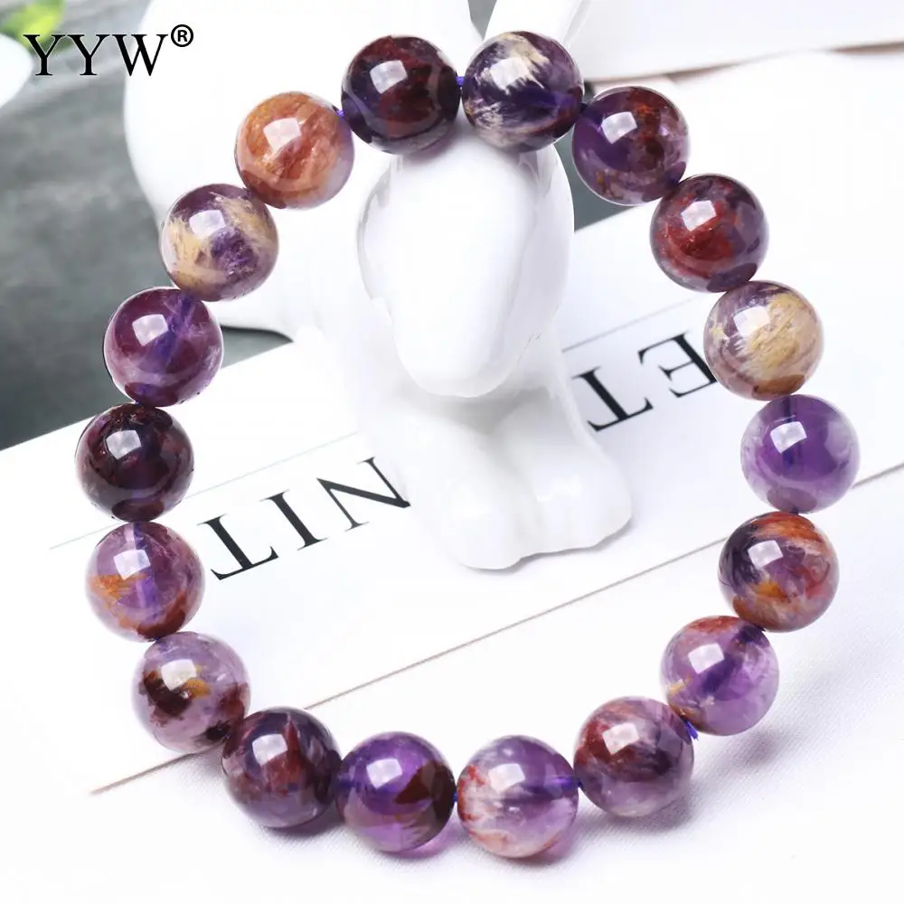 Quartz Bracelet High Grade Purple Phantom Simple Design Man Woman Unisex Charm Elastic Bangle Couple Best Ornaments Gifts Bijoux | Украшения