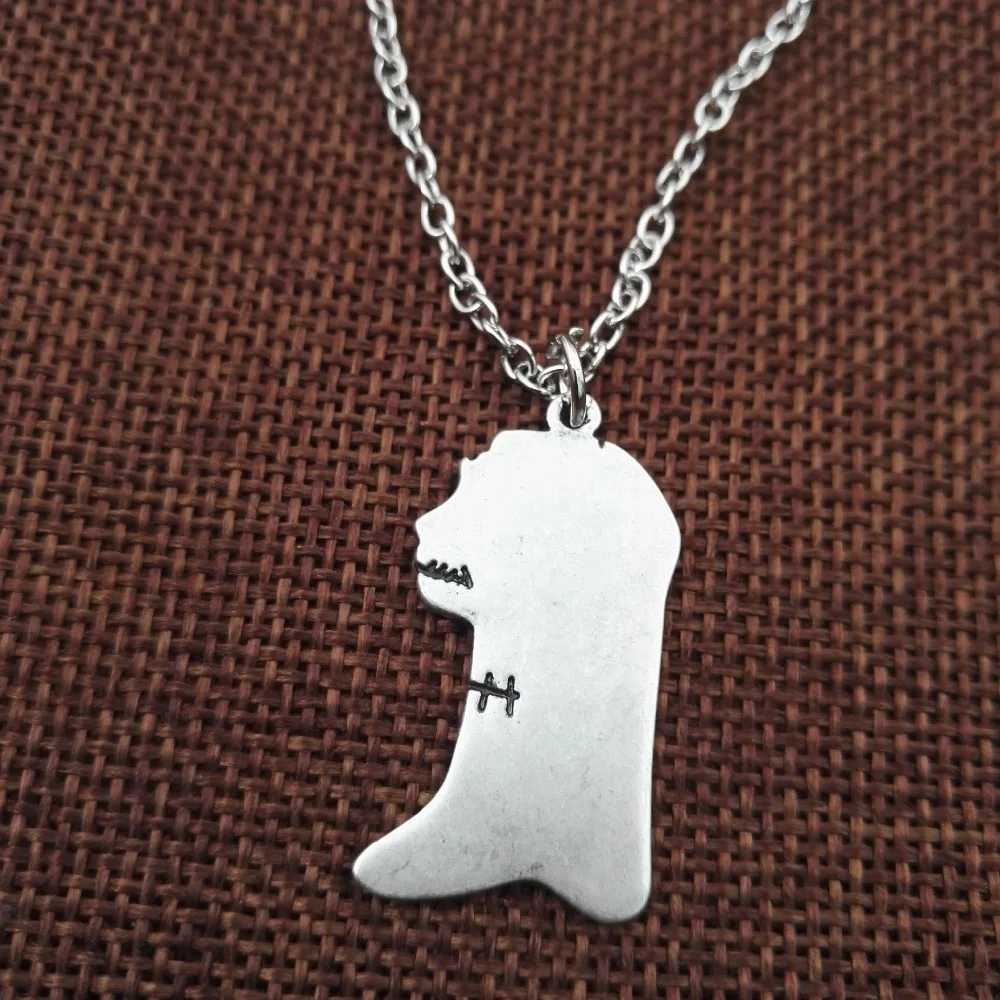 1 pair Clay Jack &amp Sally Best Friends Couples Necklaces Nightmare Before Christmas SanLan | Украшения и аксессуары