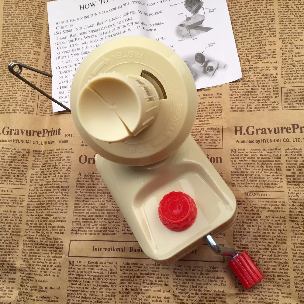 Высококачественный ручной держатель для намотки шерсти швейный инструмент