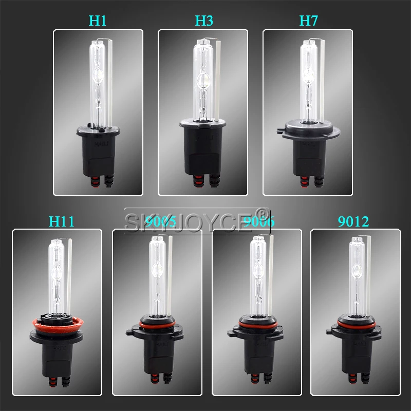 35 Вт 55 Автомобильная фара HID лампа Xenon H1 H3 H11 9005 9006 9012 H7 12V 55W 4300K 5000K 8000K 10000K 6000K