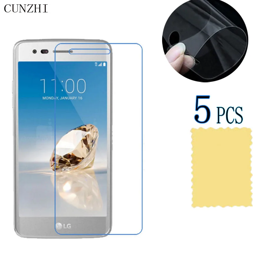 Cunzhi 5 шт. высокая прозрачная ЖК-пленка для домашних животных LG Aristo MS210 защита
