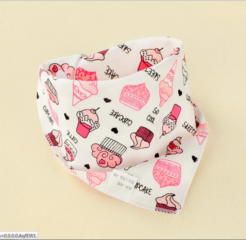 1Pcs Infant Kids Baby Unisex Feeding Saliva Towel Dribble Triangle Bandana Bibs | Детская одежда и обувь