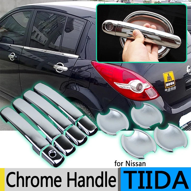 Аксессуары Стикеры для Nissan Tiida C11 2004 2011 лативида латиобразная Trazo седан 2006