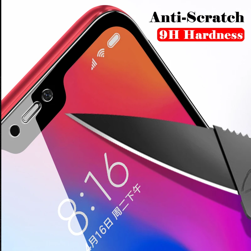 9H защитное закаленное стекло для Xiaomi mi 8 9 se lite F1 защита экрана redmi GO 5 6 7 NOTE защитная