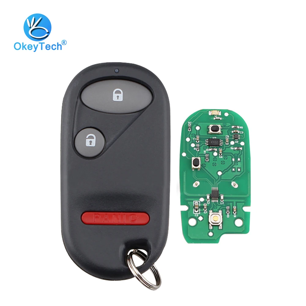 Ключ OkeyTech для Honda 433 МГц 2 + 1 кнопки БЕСКЛЮЧЕВОЙ вход nhvb1u523 кольцо автомобильного