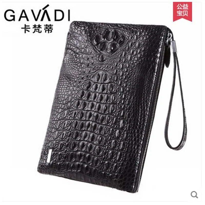 Деловая мужская сумка клатч kafandi Высококачественная Мужская вместительная с