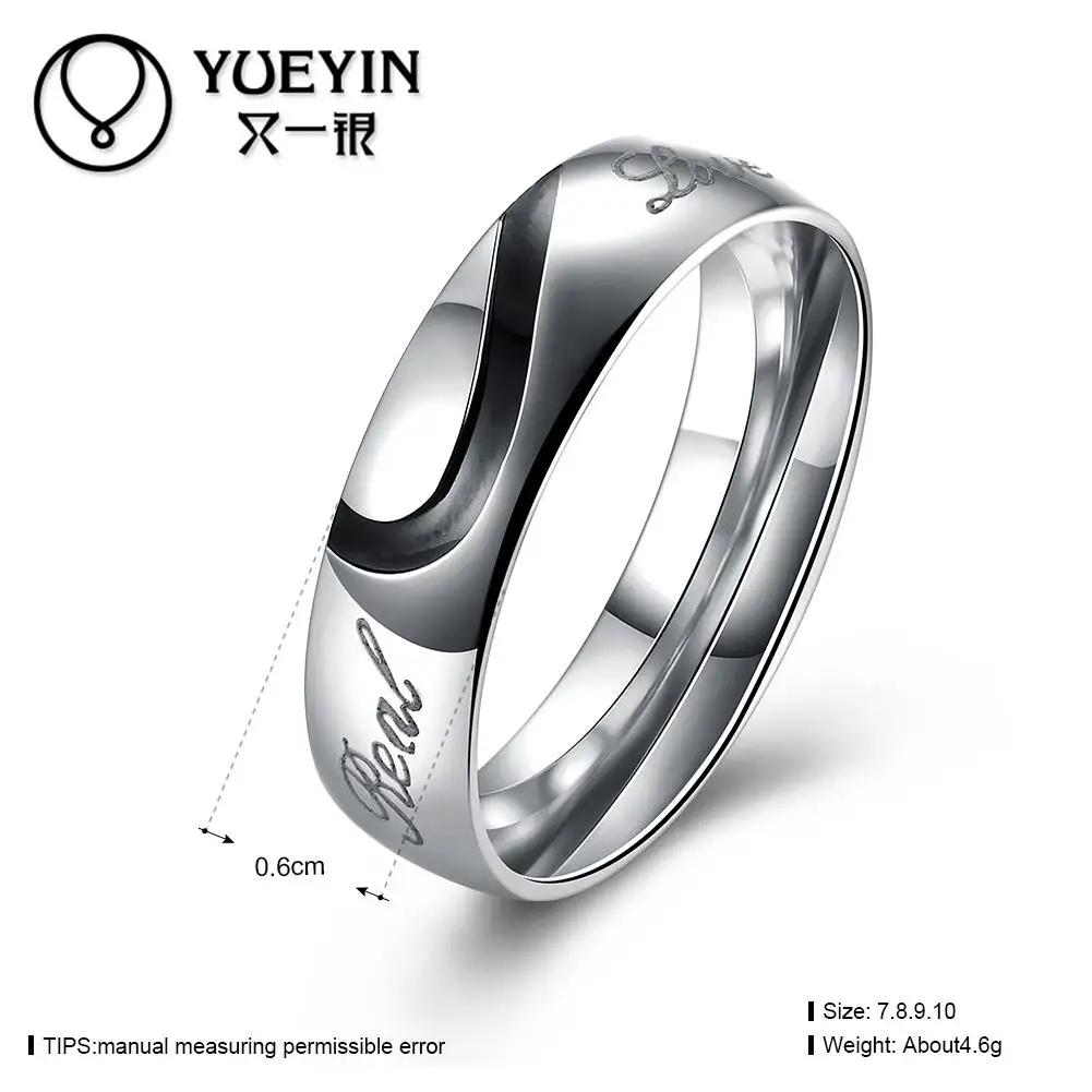 Engagement jewelry women's gold color rings wedding bague homme Factory price jewellery beauty |