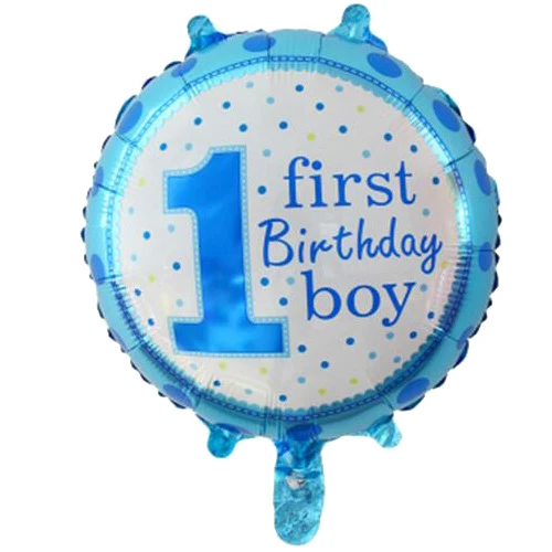18-дюймовый для маленьких девочек и мальчиков Happy Birthday воздушный шар из фольги Baby