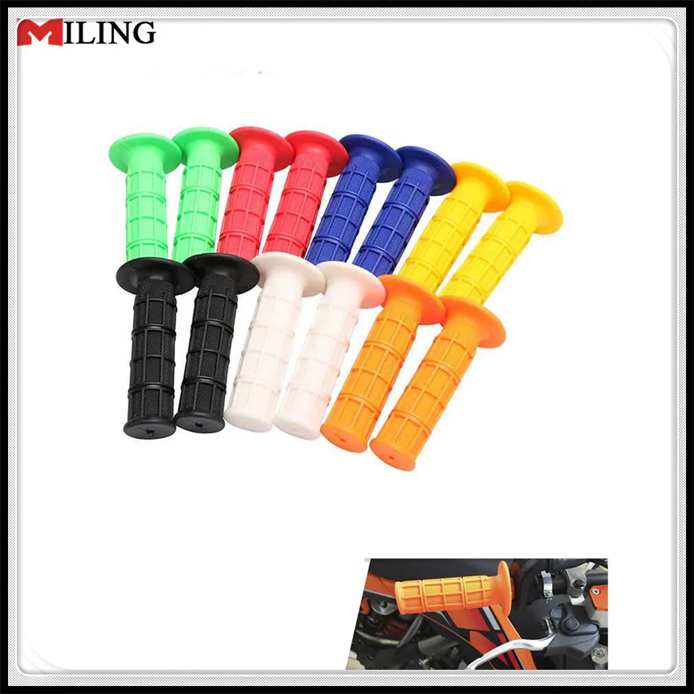Универсальный мотоциклетные резиновые ручки Белый для TRIUMRH STREET TRIPLE 675 R RX Америка
