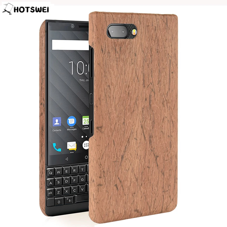 Чехол HOTSWEI для BlackBerry KEY2 пластиковый жесткий чехол в стиле ретро с дизайном под
